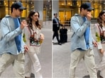 Sidharth Malhotra and Kiara Advani showcase stylish airport looks. Sidharth Malhotra and Kiara Advani showcase stylish airport looks.