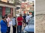 Residents took to the streets to protest against the deteriorating road conditions. Residents took to the streets to protest against the deteriorating road conditions.