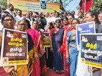 Representational image: A former AIADMK MLA was removed from the party for supporting the BJP's 3-language campaign in Tamil Nadu Representational image: A former AIADMK MLA was removed from the party for supporting the BJP's 3-language campaign in Tamil Nadu