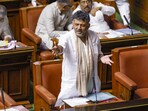 DK Shivakumar slams BJP ahead of Karnataka Budget. DK Shivakumar slams BJP ahead of Karnataka Budget.