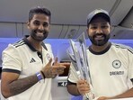 Rohit Sharma (R) and Suryakumar Yadav after T20 World Cup win last year Rohit Sharma (R) and Suryakumar Yadav after T20 World Cup win last year