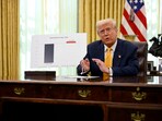 President Donald Trump delivers remarks in the Oval Office of the White House in Washington, Friday, March 7, 2025. (Pool via AP) President Donald Trump delivers remarks in the Oval Office of the White House in Washington, Friday, March 7, 2025. (Pool via AP)