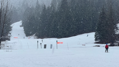 Girdwood is the skiing capital of Alaska and home to the Alyeska Resort, at the base of Mount Alyeska, where people can downhill ski or snowboard. Each winter, 25 to 30 people die in avalanches in the US, according to the National Avalanche Center. (AP)