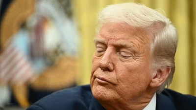 US President Donald Trump speaks after signing executive orders in the Oval Office of the White House in Washington, DC. (AFP) US President Donald Trump speaks after signing executive orders in the Oval Office of the White House in Washington, DC. (AFP)