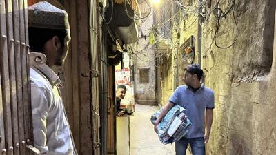 Gali Captain Wali in Old Delhi. (HT Photo) Gali Captain Wali in Old Delhi. (HT Photo)