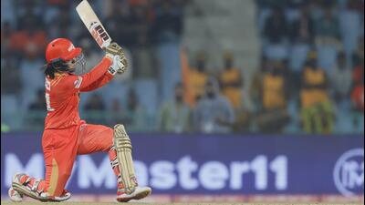 Harleen Deol of Gujarat Giants bats against Delhi Capitals during the ongoing WPL. (Sportzpics) Harleen Deol of Gujarat Giants bats against Delhi Capitals during the ongoing WPL. (Sportzpics)