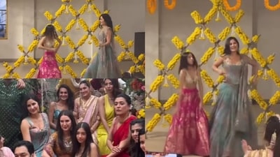 Katrina Kaif at Karishma Kohli's mehendi Katrina Kaif at Karishma Kohli's mehendi