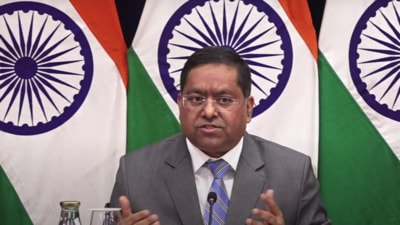 MEA spokesperson Randhir Jaiswal MEA spokesperson Randhir Jaiswal