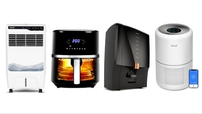 Avail special discounts on Amazon on a variety of home appliances like air fryers, water purifiers, air purifiers, electric cycles and more. Avail special discounts on Amazon on a variety of home appliances like air fryers, water purifiers, air purifiers, electric cycles and more.