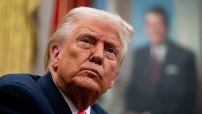 US President Donald Trump during an executive order signing ceremony in the Oval Office of the White House in Washington, DC, US, on Thursday (Bloomberg) US President Donald Trump during an executive order signing ceremony in the Oval Office of the White House in Washington, DC, US, on Thursday (Bloomberg)