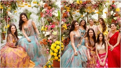 Katrina looked right out of a fairytale as she decked up as the perfect bridesmaid for her best friend’s wedding. (Instagram/@katrinakaif) Katrina looked right out of a fairytale as she decked up as the perfect bridesmaid for her best friend’s wedding. (Instagram/@katrinakaif)