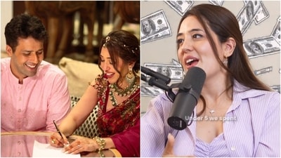 Influencer Tanya Khanijow and her husband, Eshan Joshi, spent just ₹5 lakh on their wedding. Influencer Tanya Khanijow and her husband, Eshan Joshi, spent just ₹5 lakh on their wedding.