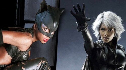 Halle Berry as Catwoman and Strom