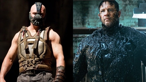 Tom Hardy as Bane and Venom