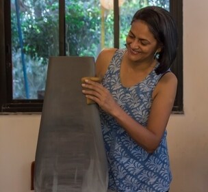 Anuja, the founder of Aura Pottery Anuja, the founder of Aura Pottery