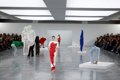 Models present creations by designer Satoshi Kondo as part of his Fall/Winter 2025-2026 Women's ready-to-wear collection show for fashion house Issey Miyake during Paris Fashion Week in Paris. (REUTERS)