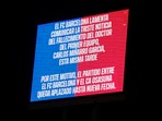 A message is displayed on the screen advising that the match has been postponed due to the death of Carlos Minarro Garcia, a member of FC Barcelona's medical staff. 