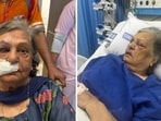 The 82-year-old woman who was allegedly denied a pre-booked wheelchair by Air India. 