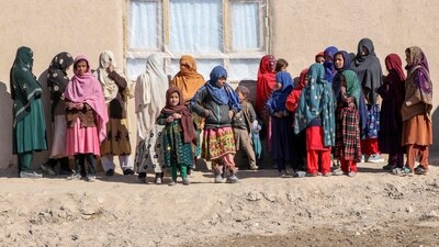 The Afghan government's remarks came despite the ongoing global criticism of their gender-related policies. (AFP)