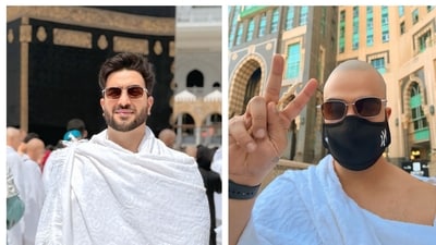 Aly Goni performed Umrah during the holy month of Ramadan last year as well. (Instagram) Aly Goni performed Umrah during the holy month of Ramadan last year as well. (Instagram)