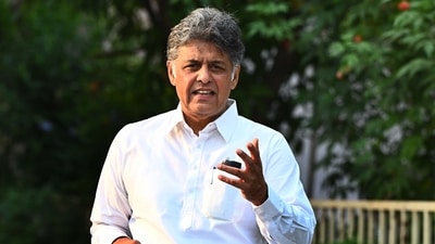 Congress MP Manish Tewari has launched an attack on the central government. (HT Photo) Congress MP Manish Tewari has launched an attack on the central government. (HT Photo)