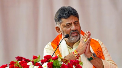 Karnataka deputy chief minister DK Shivakumar. (PTI FILE)
