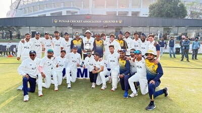 Punjab had won the one-day U-23 tournament in January and also recently won the Col Ck Nayudu Trophy at their home ground in Mullanpur. (HT File Photo)
