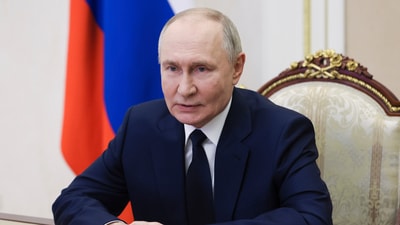 Russian President Vladimir Putin has agreed to discuss a ceasefire with Ukraine if certain conditions are met (Mikhail Metzel, Sputnik, Kremlin Pool/AP)