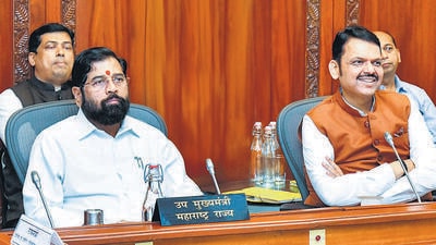 The CM’s decision last month to appoint a bureaucrat was perceived as the result of the tussle that has been brewing between him and Shinde ever since the formation of the Mahayuti 2.0 government in December 2024. (PTI) The CM’s decision last month to appoint a bureaucrat was perceived as the result of the tussle that has been brewing between him and Shinde ever since the formation of the Mahayuti 2.0 government in December 2024. (PTI)