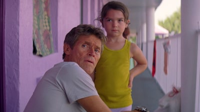 Willem Dafoe and Brooklynn Prince in a still from The Florida Project. Willem Dafoe and Brooklynn Prince in a still from The Florida Project.