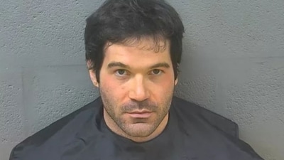 Former American Airlines flight attendant Estes Carter Thompson III pleads guilty to two counts of felony charges. (Blue Ridge Regional Jail Authority / AP File)