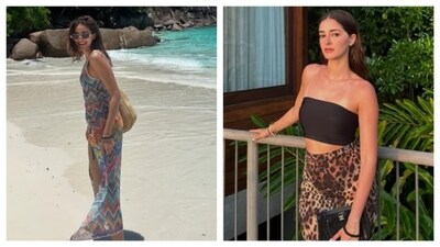 Ananya Panday served summer 'lewks' in both one piece and two piece ensembles. (PC: Instagram) Ananya Panday served summer 'lewks' in both one piece and two piece ensembles. (PC: Instagram)