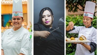 Chef Aditi Chatterjee, Chef Reetu Uday Kugaji and Chef Deepti Jhadav