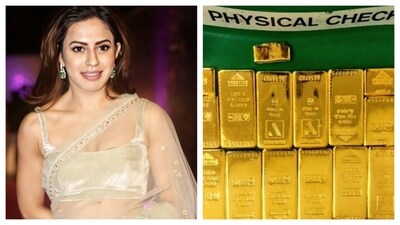 Ranya Rao was caught at the Bengaluru airport with 14.2 kg gold Ranya Rao was caught at the Bengaluru airport with 14.2 kg gold