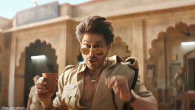 Shah Rukh Khan in a still from the ad. Shah Rukh Khan in a still from the ad.
