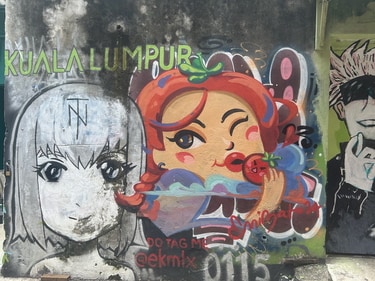 Kwai Chai Hong in Chinatown is the best place to see street art in Kuala
Lumpur. (Photo: Preeti Verma Lal) Kwai Chai Hong in Chinatown is the best place to see street art in Kuala
Lumpur. (Photo: Preeti Verma Lal)