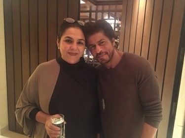 Karuna with SRK
