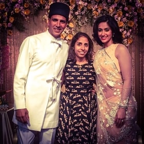 Zenobia with Akshay Kumar Zenobia with Akshay Kumar