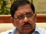 Karnataka Home Minister G Parameshwara. Karnataka Home Minister G Parameshwara.