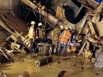 Army’s Engineer Task Force (ETF) continue the rescue operations at the Under-Construction Srisailam Left Bank Canal (SLBC) tunnel which crashed on Feb 22 in Nagarkurnool. Army’s Engineer Task Force (ETF) continue the rescue operations at the Under-Construction Srisailam Left Bank Canal (SLBC) tunnel which crashed on Feb 22 in Nagarkurnool.