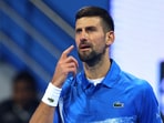Serbia's Novak Djokovic got off to a horrid start, hitting 14 unforced errors and being broken twice in the first set.