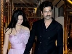 Vicky Kaushal and Katrina Kaif give couple goals. Vicky Kaushal and Katrina Kaif give couple goals.