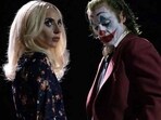 Lady Gaga and Joaquin Phoenix as Harley Quinn and Joker