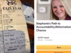 Stephanie Lovins, an Ohio real estate agent dismissed for leaving a racist note, has started a GoFundMe to help her recover financially. Stephanie Lovins, an Ohio real estate agent dismissed for leaving a racist note, has started a GoFundMe to help her recover financially.