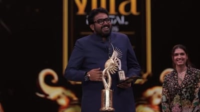 Faisal Malik, who gained recognition as Prahlad "Prahladcha" Pandey in Panchayat, bagged the award for Best Performance in a Supporting Role, Male (Series) at IIFA Digital Awards 2025. (Instagram) Faisal Malik, who gained recognition as Prahlad "Prahladcha" Pandey in Panchayat, bagged the award for Best Performance in a Supporting Role, Male (Series) at IIFA Digital Awards 2025. (Instagram)