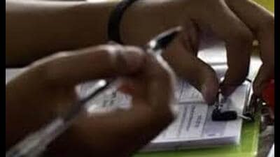 A total 3,186 candidates had appeared in the exam that had 171 vacancies of male nurse and 1,555 of female nurses. (For Representation)