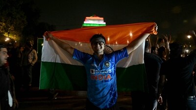 It was India’s 23rd win in 24 games across the last three men’s ICC events stretching back to 2023 – the only loss coming against Australia in the 2023 Cricket World Cup final. (AFP) It was India’s 23rd win in 24 games across the last three men’s ICC events stretching back to 2023 – the only loss coming against Australia in the 2023 Cricket World Cup final. (AFP)