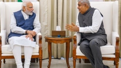 PM Narendra Modi prayed for VP JP Dhankhar's speedy recovery. (PTI)