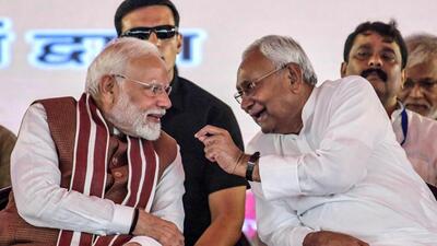 Party leaders speaking on condition of anonymity said the BJP is keen to go to the polls as part of a strong coalition to tap into the “collective votebank” of allies in the state, where it is in power with chief minister Nitish Kumar-led Janata Dal (United) (AFP)