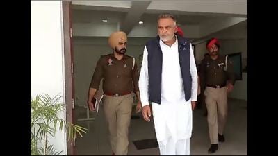 Popularly known as Pinky Dhaliwal, the accused, who runs companies like Mad4Music and Amar Audio, was arrested from outside his house in Sector 71 on Saturday evening by Mohali police. (HT) Popularly known as Pinky Dhaliwal, the accused, who runs companies like Mad4Music and Amar Audio, was arrested from outside his house in Sector 71 on Saturday evening by Mohali police. (HT)